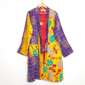 She’s 1 Oak She’s one of a kind multicolored open closure reversible kimono
